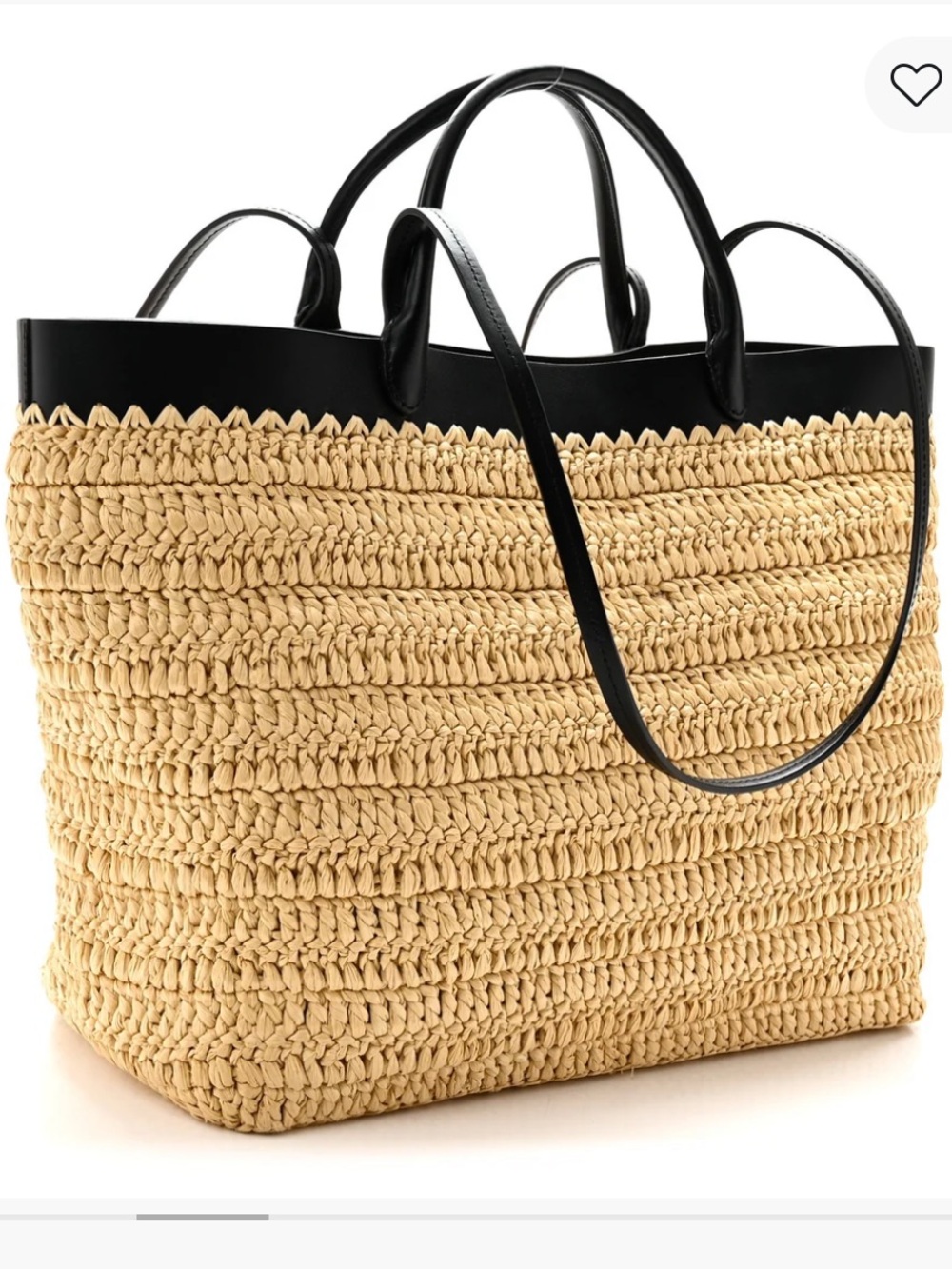 Prada Medium Crochet and Leather Tote bag - Picture 8 of 10